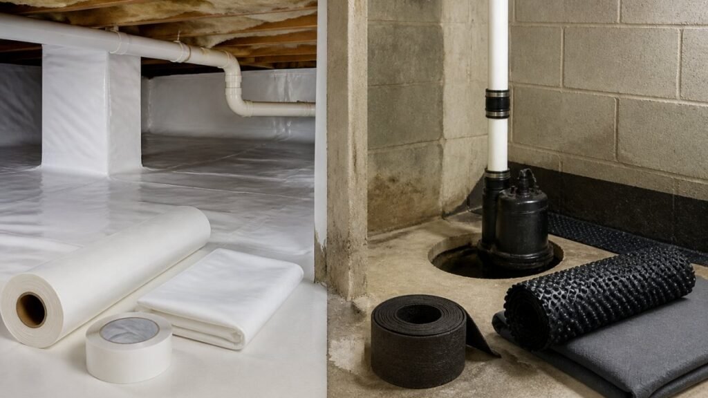 Crawl Space Encapsulation vs Basement Waterproofing